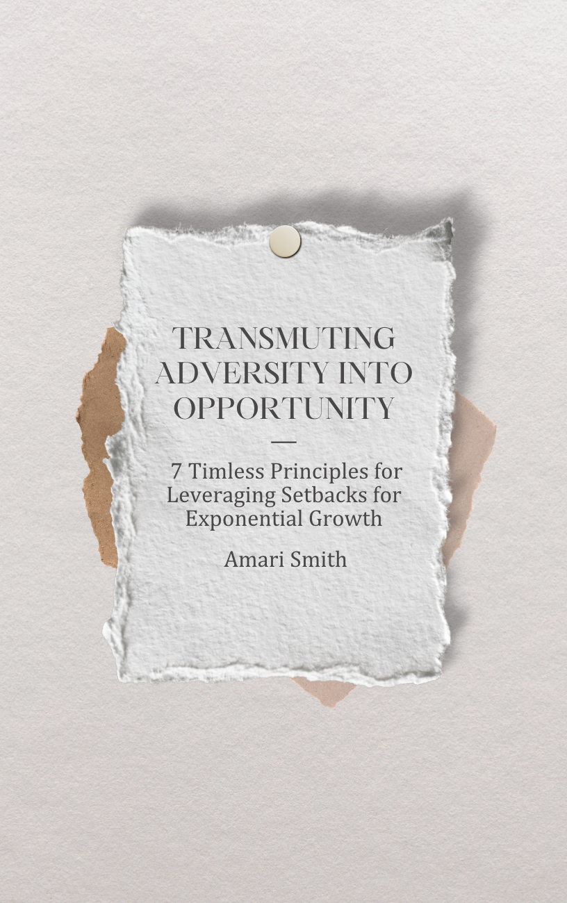 Transmuting Adversity into Opportunity -  7 Timless Principles for Leveraging Setbacks for Exponential Growth