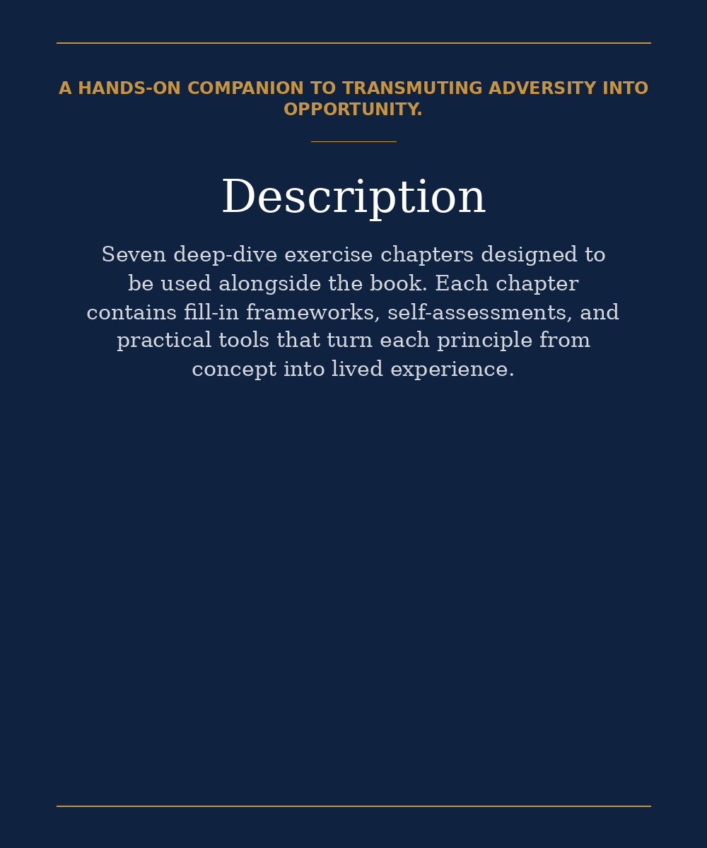 Deep-Dive Excersise Workbook