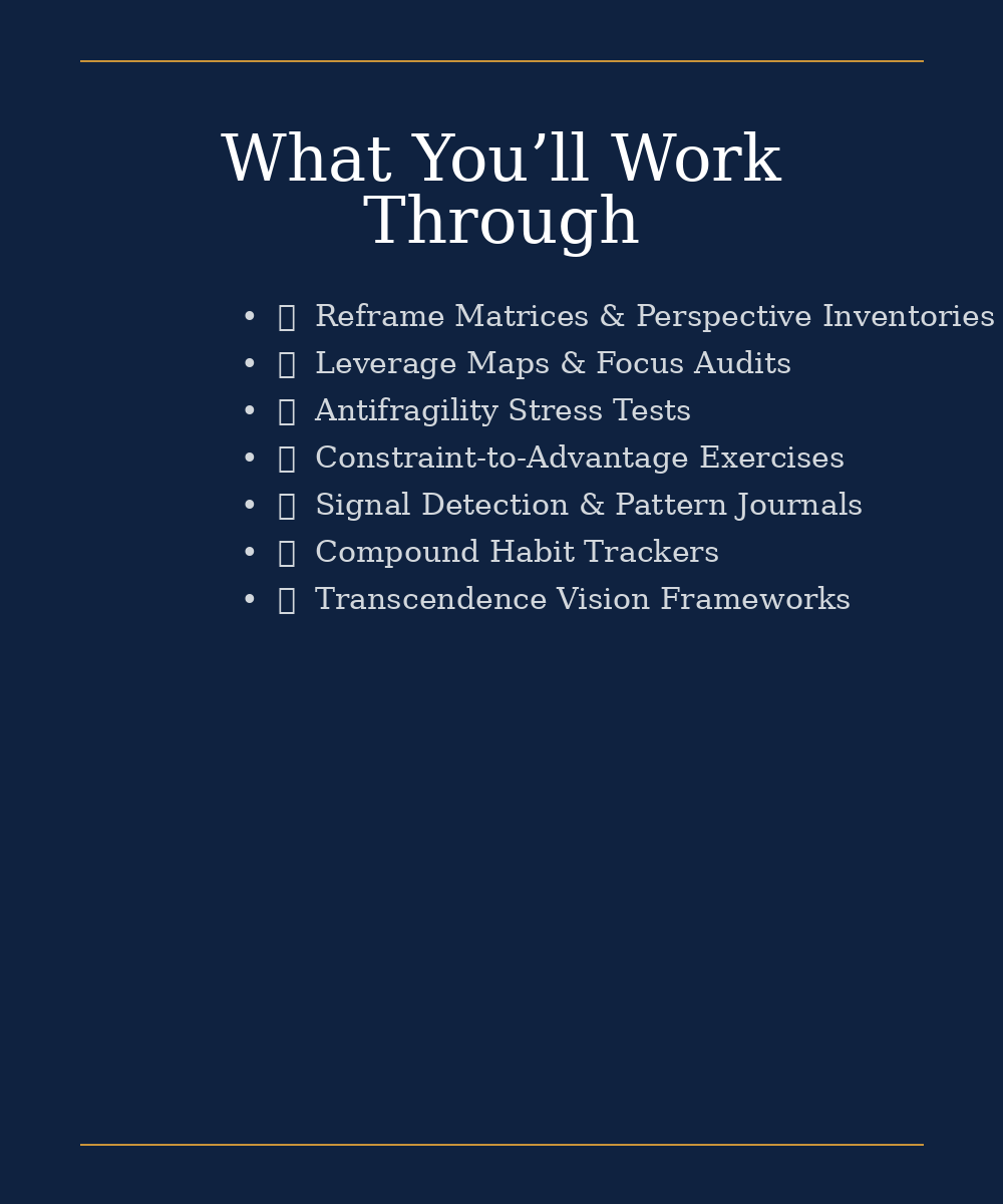 Deep-Dive Excersise Workbook